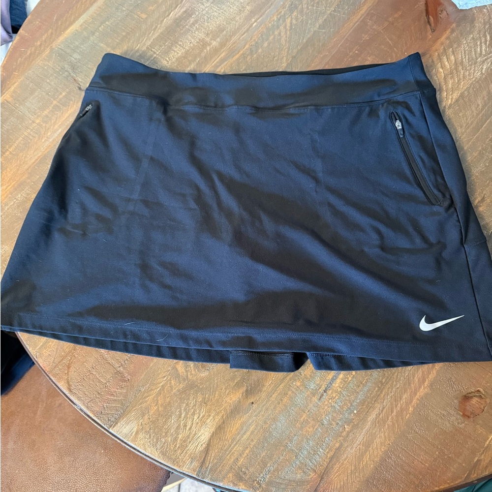 Black Nike Athletic Golf Skort